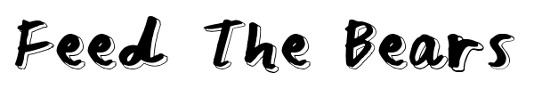 Feed The Bears font preview